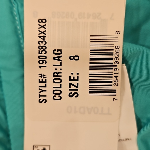 💕TRINA TURK💕 Cabana Plunge One Piece Swimsuit ~ Lagoon Blue 8 NWT - Picture 12 of 13